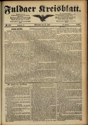 Ausgabe vom Mittwoch, den 13. Juli 1910.