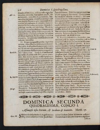 Dominica Secunda Quadragesimae