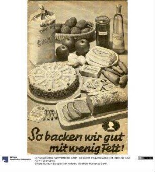 So backen wir gut mit wenig Fett.