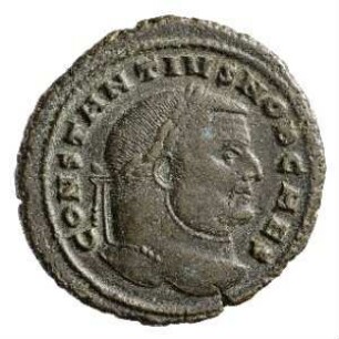 Münze, Follis, 299 - 303 n. Chr.