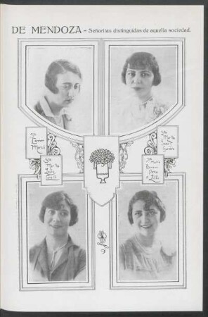 De Mendoza - Señoritas distinguidas de acquella sociedad.
