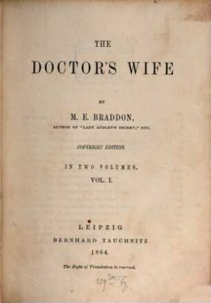 The doctor's wife, 1