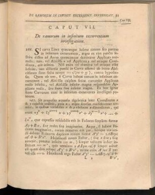 Caput VII. De ramorum in infinitum excurrentium investigatione