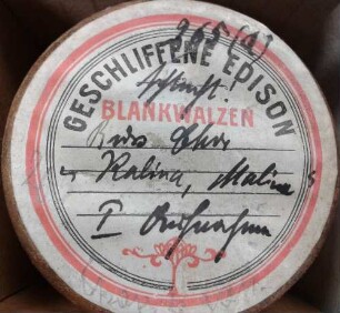 "Kalina-Malina" (1. Aufnahme)