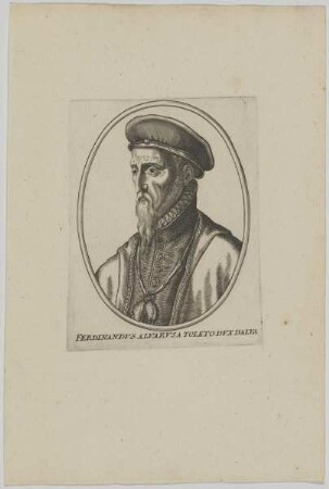 Bildnis des Ferdinandvs Alvarvsa a Toleto, Dux D'Alva
