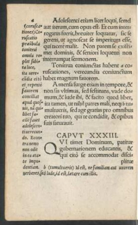 Caput XXXIII.