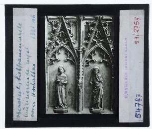 unbekannt, Hochaltar der Liebfrauenkirche in Oberwesel : Detail, musizierende Engel