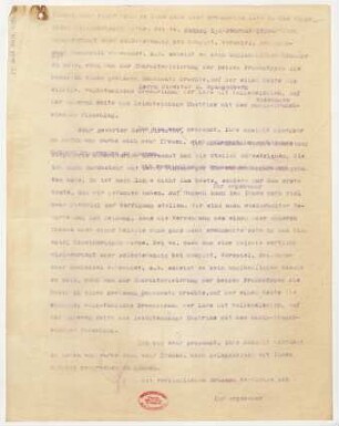 Brief an Heinrich Spangenberg : 13.02.1920