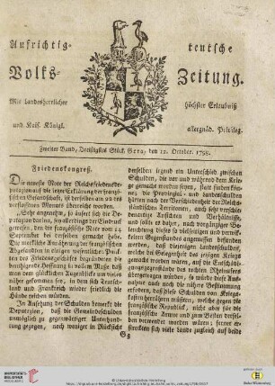 Zweiter Band. Dreißigstes Stück