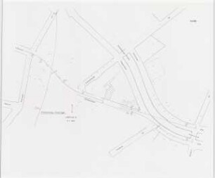 Straßenkonzept für den Zentralen Bereich, Berlin Schinkelwettbewerb 1983: Teil-Lageplan 1:1000
