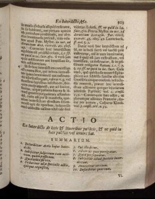 Ex Inter dicto de locis & Itineribus publicis, & ne quid in loco publico vel itinere fiat. - Ex Inter dicto Uti poffidetis.