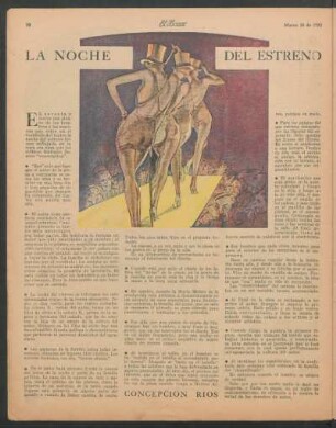 La noche del estreno