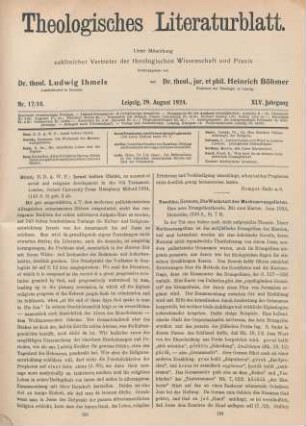 194-197 [Rezension] Raschke, Hermann, Die Werkstatt des Markusevangelisten
