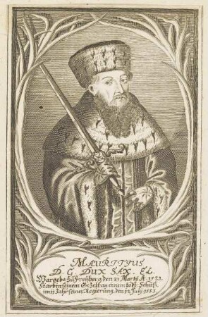 Bildnis des Mauritius von Sachsen