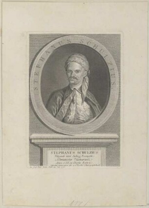 Bildnis des Stephanus Schulzius