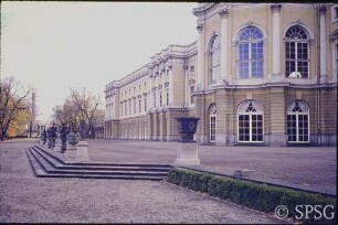 Berlin, Schloss Charlottenburg, Blick auf die Gartenfront.