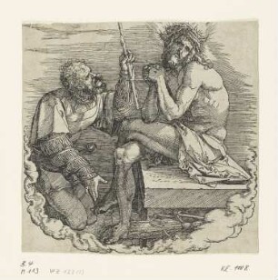 Schmerzensmann und der Landsknecht, Titelblatt aus: Große Passion (Textausgabe)