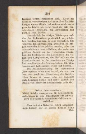 Dritte Unterabtheilung. Mittel, welche vorzugsweise die Beweglichkeitsäusserungen in den Muskelfasern der schwangern oder kürzlich entbundenen Gebärmutter verändern.