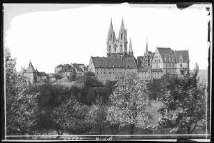 Meißen. Albrechtsburg und Dom vom Schottenberg