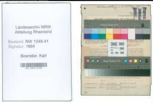 Entnazifizierung Karl Boerstler , geb. 19.07.1893 (Polizist)