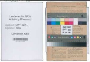 Entnazifizierung Otto Loevenich , geb. 04.04.1884 (Polizeiangestellter)