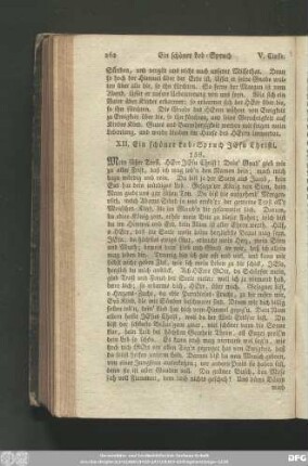 XII. Ein schöner Lob-Spruch Jesu Christi.