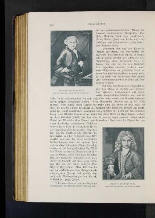 Mozart als zehnjähriger Knabe
