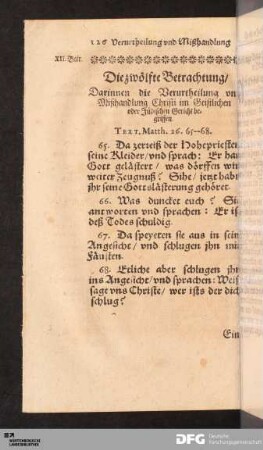 Die zwölfte Betrachtung [...].