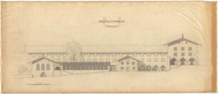 Fick, Roderich; Obersalzberg; Gasthof Platterhof - Westansicht