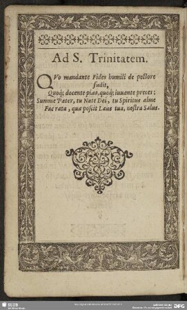 Ad S. Trinitatem