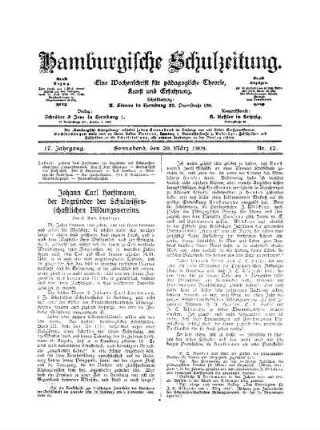 Johann Carl Horstmann, der Begründer des Schulwissenschaftlichen Bildungsverein