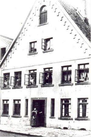 Krumme Str. 29 / Besitzer Zimmermann. Detmold. Krumme Str. Papierabzug