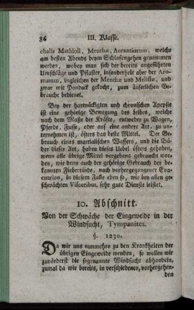 10. Abschnitt. Von der Schwäche der Eingeweide... - 17. Abschnitt. Von der Darmgicht, Passio iliaca.