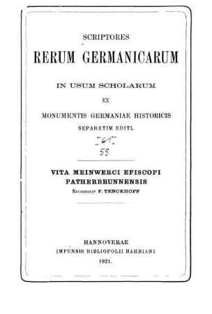 Das Leben des Bischofs Meinwerk von Paderborn