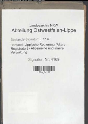Teilung der Osterheide (Amt. Oerlinghausen), Bd. 2