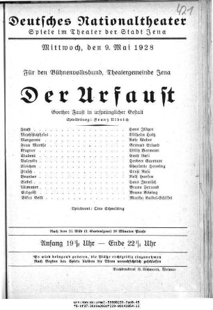 Der Urfaust