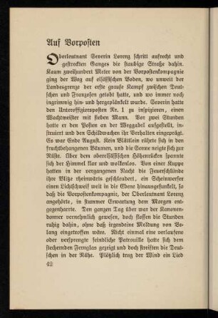 42-53, Auf Vorposten