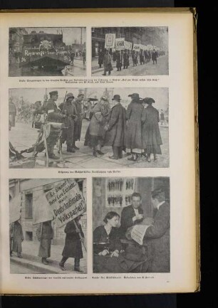 Links: Schilderträger der Deutsch=nationalen Volkspartei. - Rechts: Der Wahlschlepper.