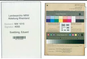 Entnazifizierung Eduard Soebbing , geb. 29.10.1897 (Mechaniker)