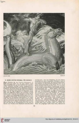 29: H. Hahns Goethe-Denkmal für Chicago