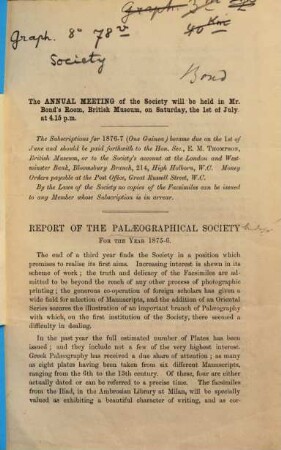 Report. 1875/76