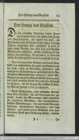 Der Herzog von Grafton