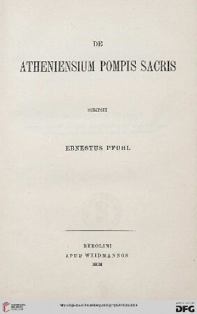 De Atheniensium pompis sacris