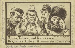 Rosen, Tulpen und Narzissen - Das ganze Leben ist - eine Hühnerleiter