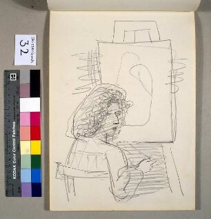 Roberte im Atelier