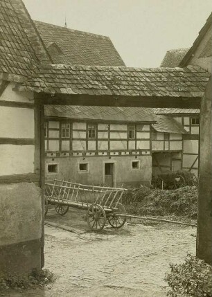 Zschopautal, Vierseithof, Leiterwagen