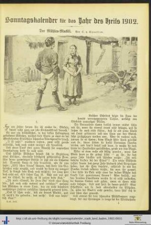 Sonntagskalender für das Jahr des Heils 1902.