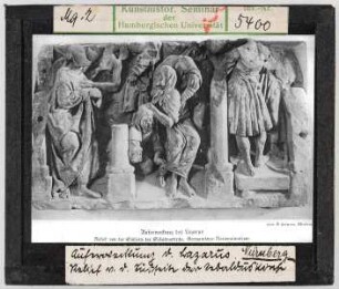 Nürnberg, St. Sebald: Südseite, Auferweckung des Lazarus