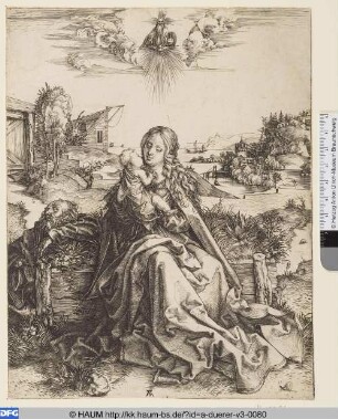 Die Heilige Familie mit der Heuschrecke (Libelle)