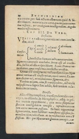 Cap. III. De Vero.